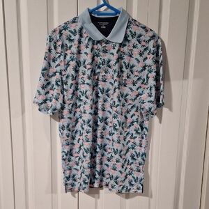 Flamingo Polo Shirt - Tropical Print